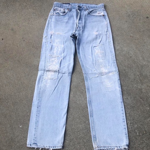 Vintage 80s lightwash levi - Picture 3 of 4